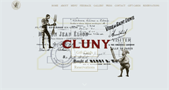 Desktop Screenshot of clunybistro.com